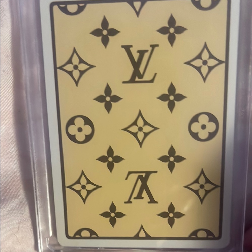 Louis Vuitton Cream and Brown Monogram Card & Case number 6 of Club.